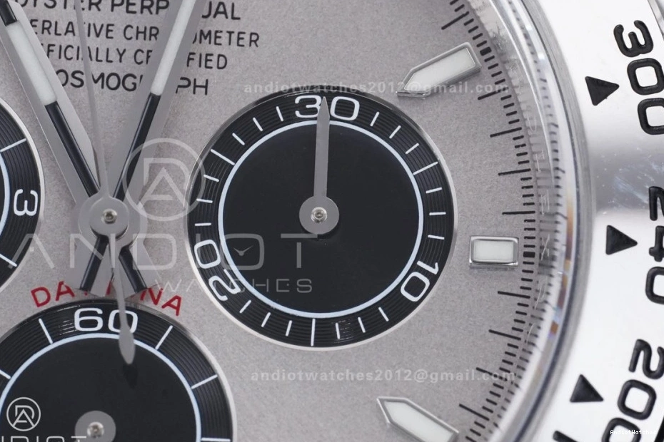 Best DD Clean SmoothTexture Bracelet 126509 SS Daytona on 792 904L 904L Edition 1:1 Dial Gray 0807